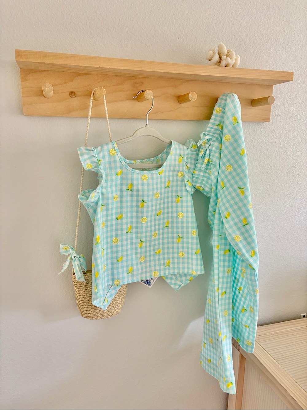 Gingham & Lemons Set